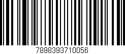 Código de barras (EAN, GTIN, SKU, ISBN): '7898393710056'