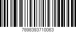 Código de barras (EAN, GTIN, SKU, ISBN): '7898393710063'
