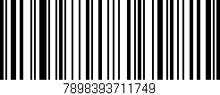 Código de barras (EAN, GTIN, SKU, ISBN): '7898393711749'