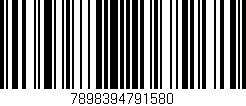 Código de barras (EAN, GTIN, SKU, ISBN): '7898394791580'