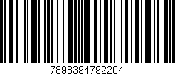 Código de barras (EAN, GTIN, SKU, ISBN): '7898394792204'