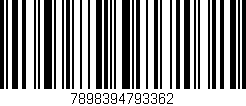 Código de barras (EAN, GTIN, SKU, ISBN): '7898394793362'