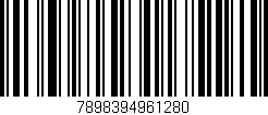Código de barras (EAN, GTIN, SKU, ISBN): '7898394961280'