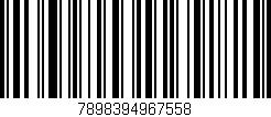 Código de barras (EAN, GTIN, SKU, ISBN): '7898394967558'