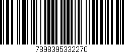 Código de barras (EAN, GTIN, SKU, ISBN): '7898395332270'