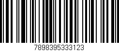 Código de barras (EAN, GTIN, SKU, ISBN): '7898395333123'