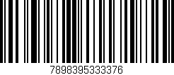 Código de barras (EAN, GTIN, SKU, ISBN): '7898395333376'