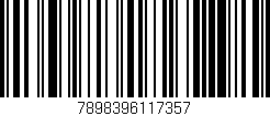 Código de barras (EAN, GTIN, SKU, ISBN): '7898396117357'