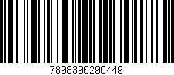 Código de barras (EAN, GTIN, SKU, ISBN): '7898396290449'