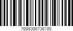 Código de barras (EAN, GTIN, SKU, ISBN): '7898398738185'