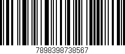 Código de barras (EAN, GTIN, SKU, ISBN): '7898398738567'