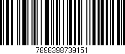 Código de barras (EAN, GTIN, SKU, ISBN): '7898398739151'
