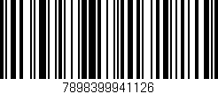 Código de barras (EAN, GTIN, SKU, ISBN): '7898399941126'