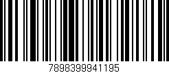 Código de barras (EAN, GTIN, SKU, ISBN): '7898399941195'