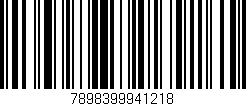 Código de barras (EAN, GTIN, SKU, ISBN): '7898399941218'