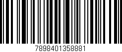Código de barras (EAN, GTIN, SKU, ISBN): '7898401358881'
