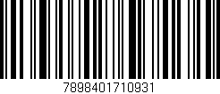 Código de barras (EAN, GTIN, SKU, ISBN): '7898401710931'
