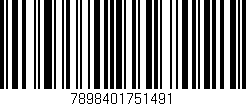 Código de barras (EAN, GTIN, SKU, ISBN): '7898401751491'