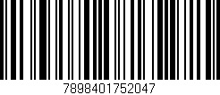 Código de barras (EAN, GTIN, SKU, ISBN): '7898401752047'