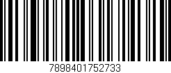 Código de barras (EAN, GTIN, SKU, ISBN): '7898401752733'