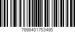 Código de barras (EAN, GTIN, SKU, ISBN): '7898401753495'