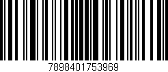 Código de barras (EAN, GTIN, SKU, ISBN): '7898401753969'