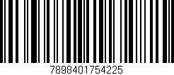 Código de barras (EAN, GTIN, SKU, ISBN): '7898401754225'