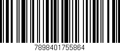 Código de barras (EAN, GTIN, SKU, ISBN): '7898401755864'