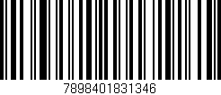 Código de barras (EAN, GTIN, SKU, ISBN): '7898401831346'