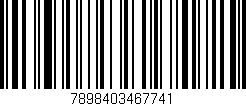 Código de barras (EAN, GTIN, SKU, ISBN): '7898403467741'