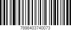 Código de barras (EAN, GTIN, SKU, ISBN): '7898403740073'