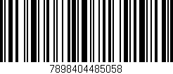 Código de barras (EAN, GTIN, SKU, ISBN): '7898404485058'