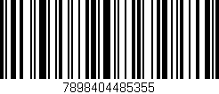 Código de barras (EAN, GTIN, SKU, ISBN): '7898404485355'