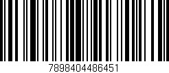 Código de barras (EAN, GTIN, SKU, ISBN): '7898404486451'