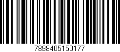Código de barras (EAN, GTIN, SKU, ISBN): '7898405150177'
