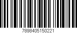 Código de barras (EAN, GTIN, SKU, ISBN): '7898405150221'