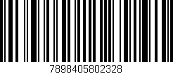 Código de barras (EAN, GTIN, SKU, ISBN): '7898405802328'