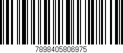 Código de barras (EAN, GTIN, SKU, ISBN): '7898405806975'