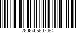 Código de barras (EAN, GTIN, SKU, ISBN): '7898405807064'