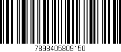 Código de barras (EAN, GTIN, SKU, ISBN): '7898405809150'
