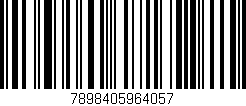 Código de barras (EAN, GTIN, SKU, ISBN): '7898405964057'