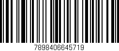 Código de barras (EAN, GTIN, SKU, ISBN): '7898406645719'