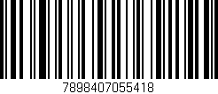 Código de barras (EAN, GTIN, SKU, ISBN): '7898407055418'