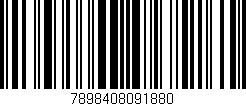 Código de barras (EAN, GTIN, SKU, ISBN): '7898408091880'