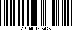 Código de barras (EAN, GTIN, SKU, ISBN): '7898409695445'