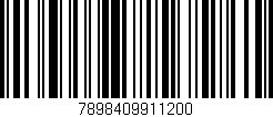 Código de barras (EAN, GTIN, SKU, ISBN): '7898409911200'