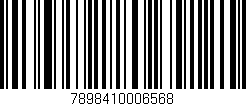 Código de barras (EAN, GTIN, SKU, ISBN): '7898410006568'