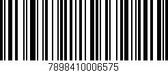 Código de barras (EAN, GTIN, SKU, ISBN): '7898410006575'