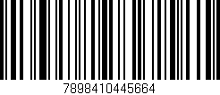 Código de barras (EAN, GTIN, SKU, ISBN): '7898410445664'