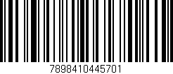 Código de barras (EAN, GTIN, SKU, ISBN): '7898410445701'